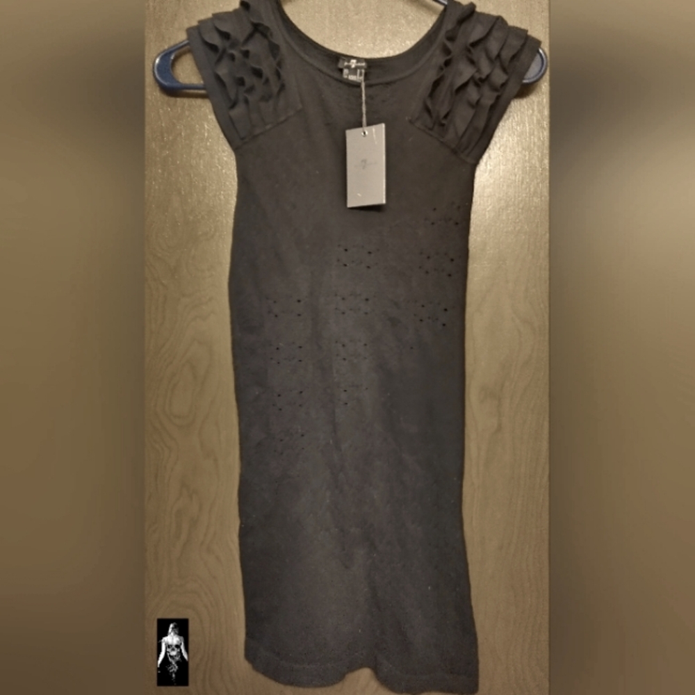 7 mini black dress